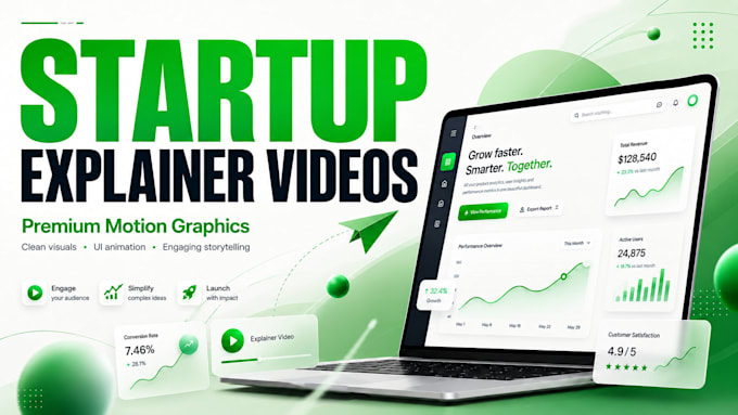 create engaging saas explainer videos for you startup