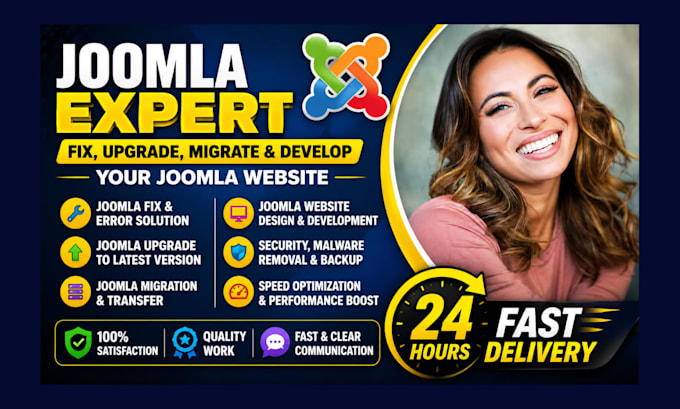 fix, upgrade, migrate and develop your joomla website