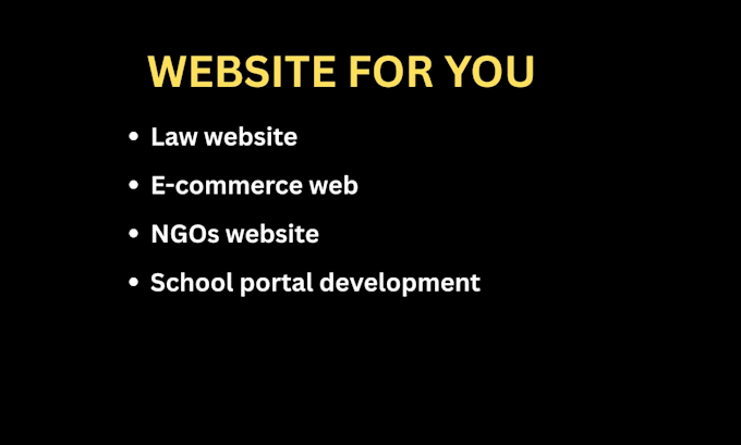a creative website for you
