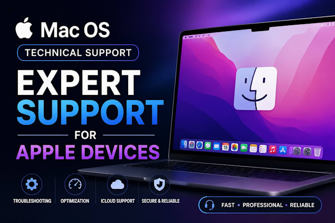 provide expert apple technical support for macbook, imac and macos issues