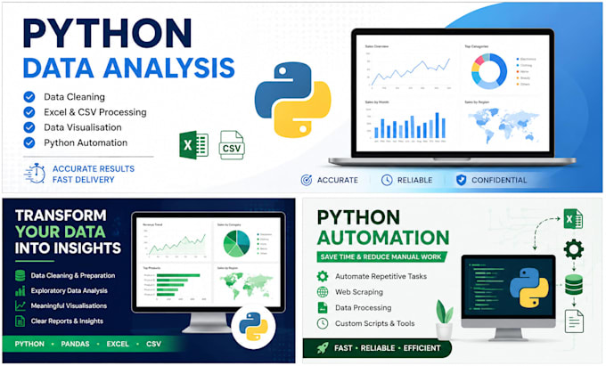 clean, analyze and visualize your excel or CSV data using python