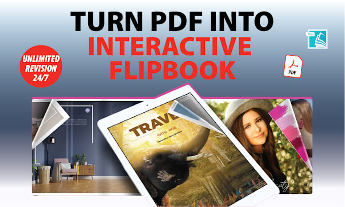 convert PDF to flipbook  or any digital magazine