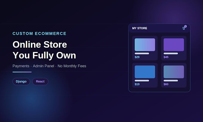 build a modern ecommerce website with payment integration