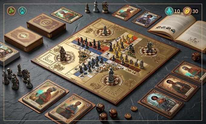 do premium board game design and tabletop game development
