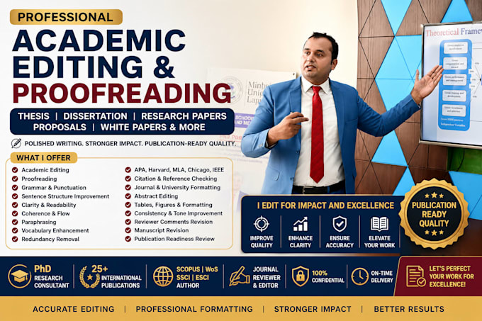 do proofreading and editing for research