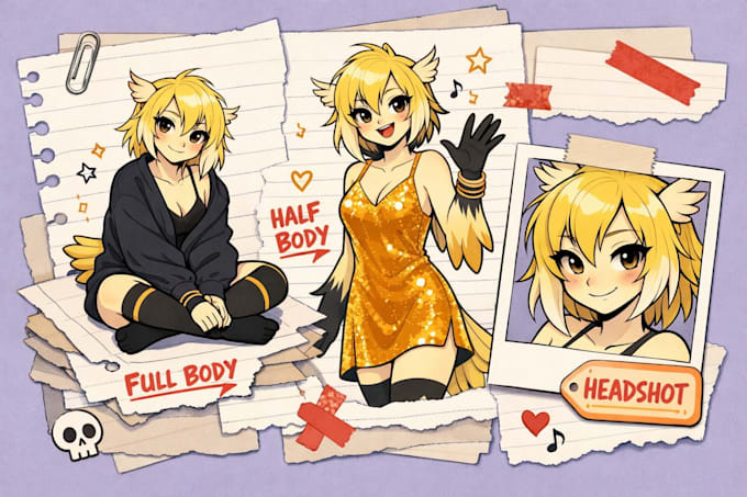 draw your furry art or fursona