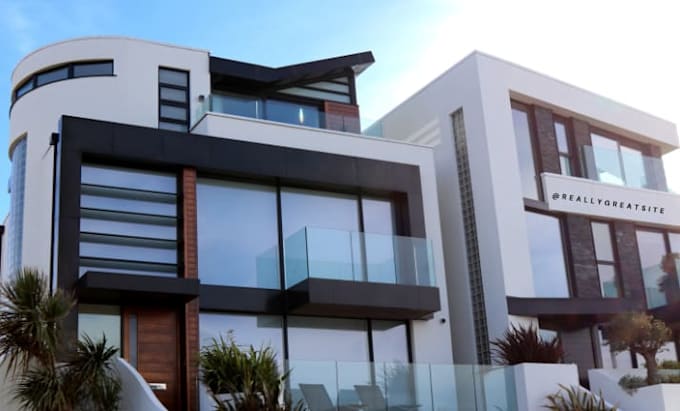 do architectural modelling, elevation plan and rendering drawing