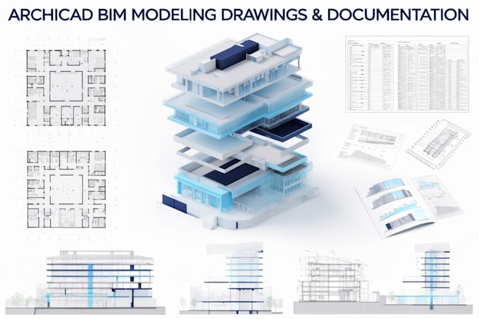 create professional archicad bim models, drawings and documentation