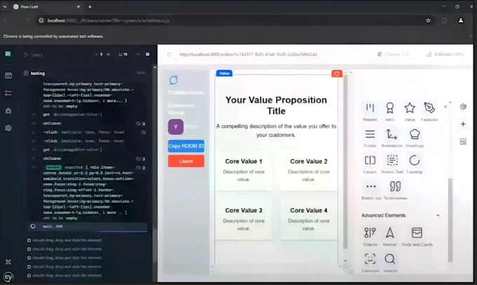 do automation qa testing of your application