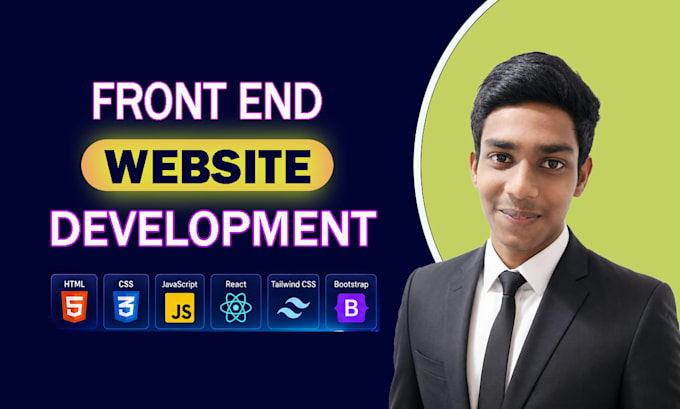 do custom front end website development, business website