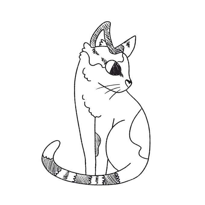 turn your pet into a cute doodle illustration