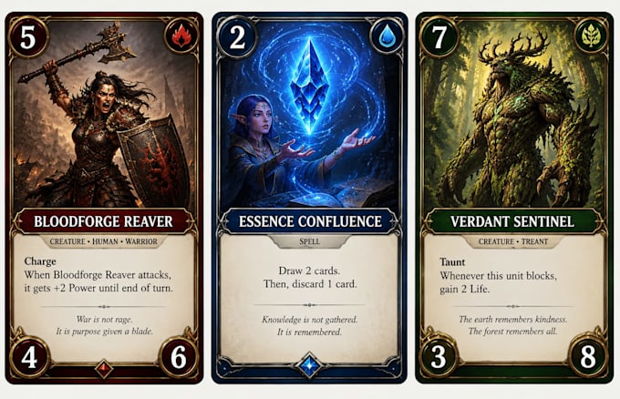card game design tabletop game board game print ready card deck template