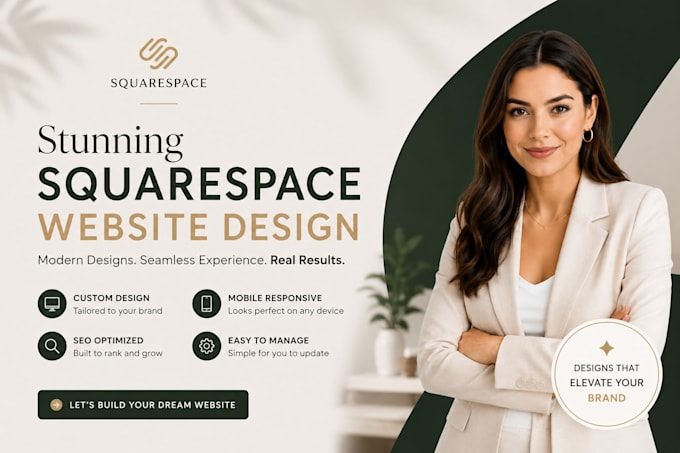 develop squarespace website design or redesign squarespace website development