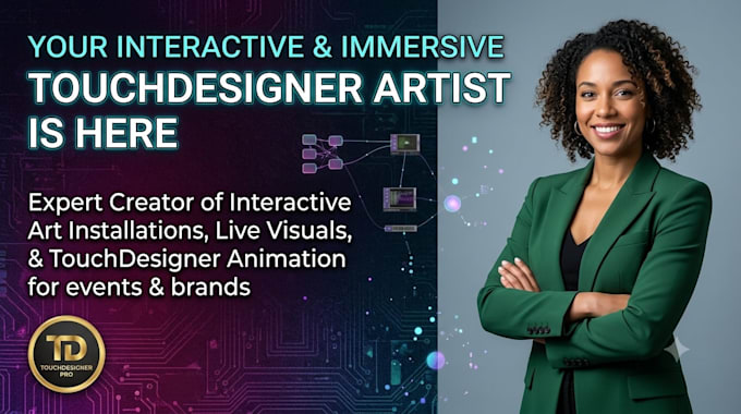 do interactive touchdesigns, touchdesigner animation, interactive touch designs