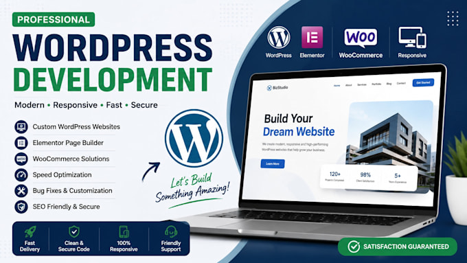 develop wordpress websites, fix bugs and custom PHP issues