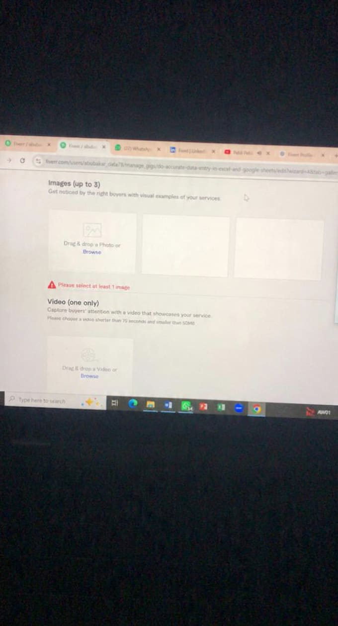 do excel data entry and google sheets product listing for shopify amazon