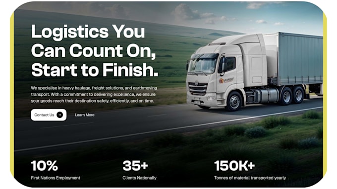 hauling website logistics website trucking, freight broker website cargo website