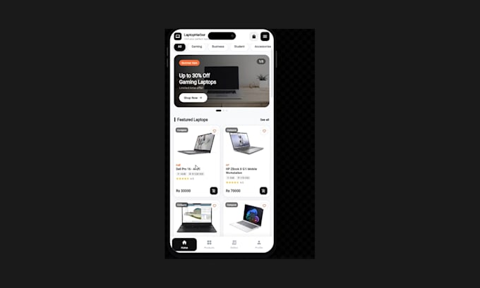 develop flutter ecommerce app with cart payment and dashboard