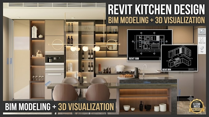 create professional revit kitchen design