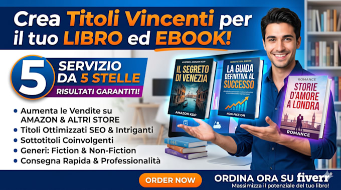 20 titoli professionali per il tuo libro
