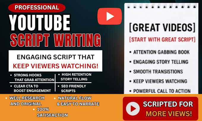 do script writing youtube scripts screenwriting video script screenplay for you