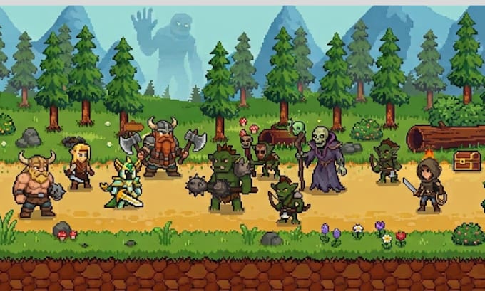 2d retro pixel art character sprites pixel animation isometric pixel art tileset