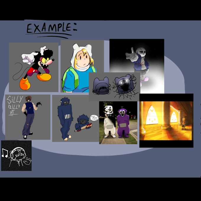 draw fnf,concept art and fan art