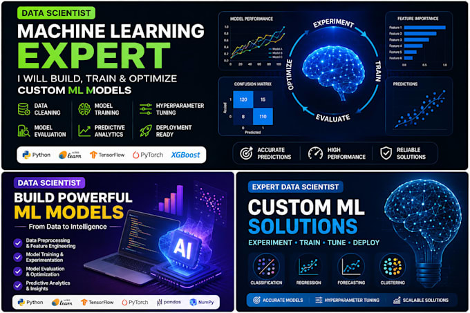 build, train, evaluate, and optimize machine learning models