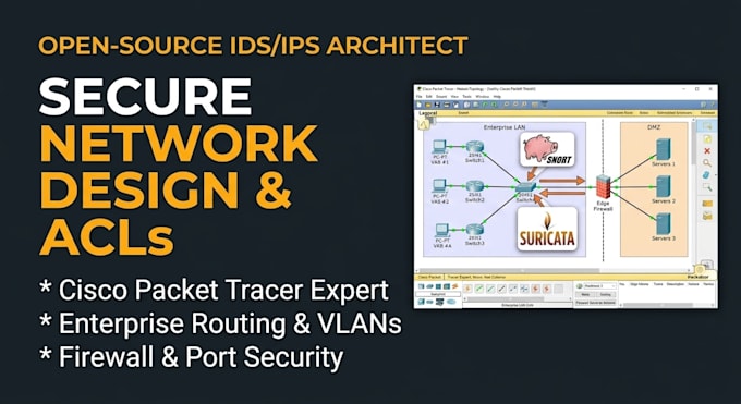 deploy open source ids ips snort or suricata and write custom rules