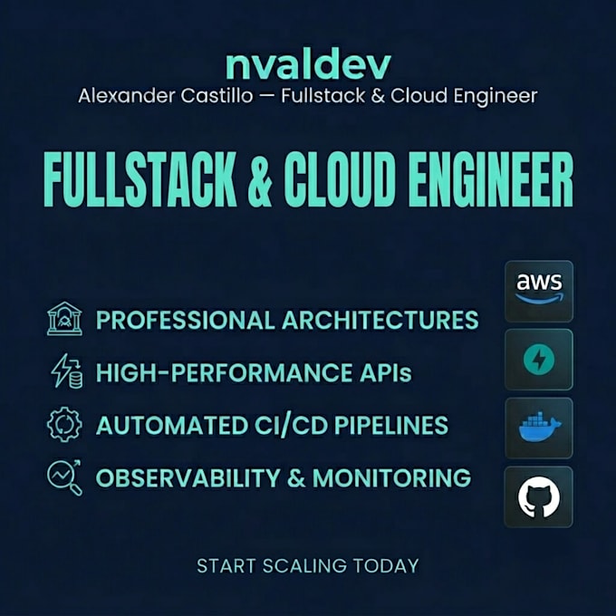 be your expert full stack developer and AWS cloud engineer
