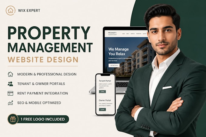 build high converting property management website for guaranteed short term rent