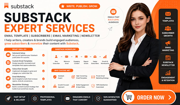 setup substack email template substack email newsletter substack email marketing