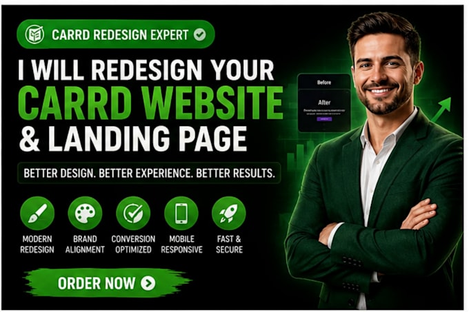 redesign your carrd website and carrd landing page