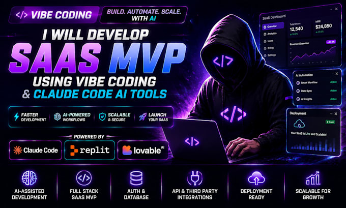 develop saas mvp using vibe coding and claude code