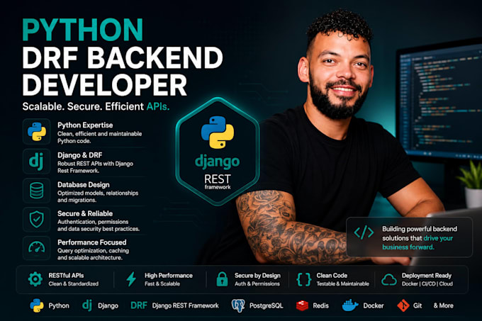 be your backend developer in python