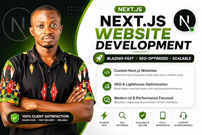 be your full stack developer for saas frontend and backend developer nextjs