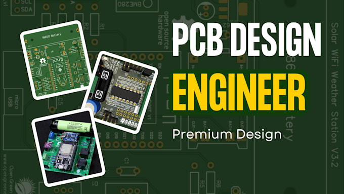 do pcb design, schematic design, custom pcb layout and multilayer pcb in kicad