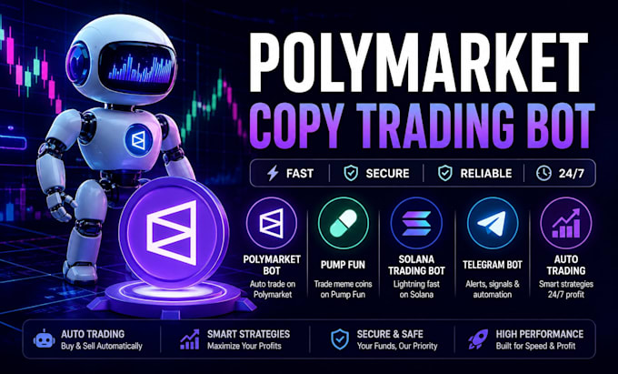 polymarket bot pump fun solana trading bot telegram bot auto trading