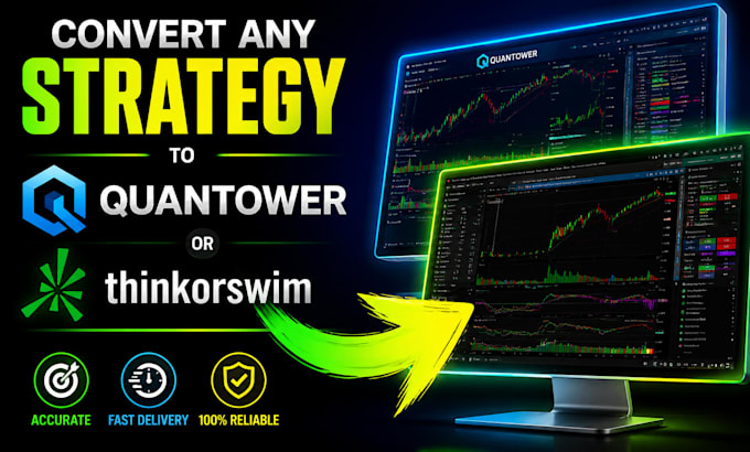 convert any strategy to quantower or thinkorswim
