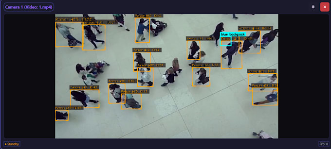 develop a full computer vision system model training, detection and desktop app