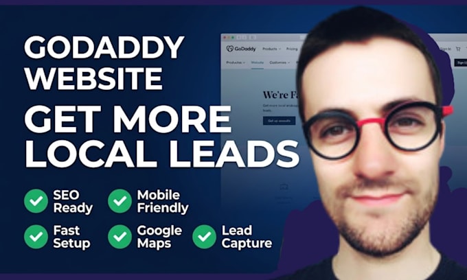 create godaddy website local business godaddy website design seo optimization