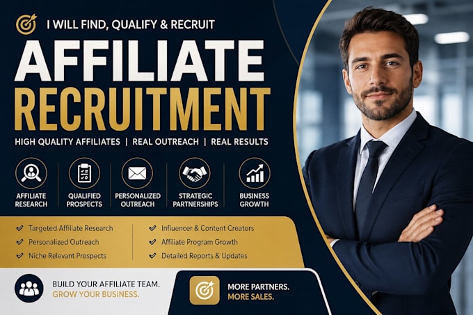 build and manage your affiliate recruitment campaign