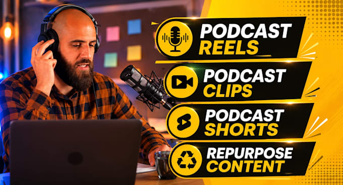 create a podcast intro trailer repurpose content into reels