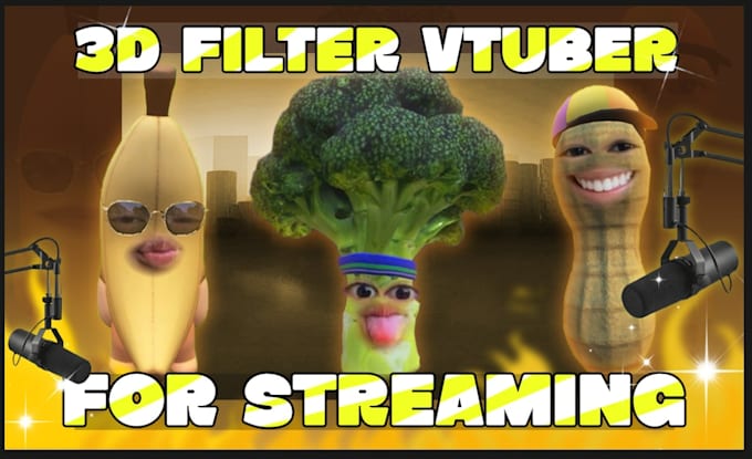 create a custom 3d face filter vtuber avatar for streaming