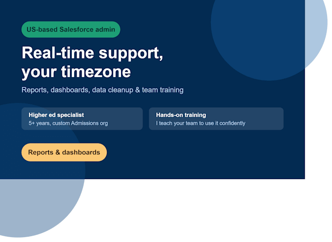 clean up, optimize, and build reports in your salesforce org