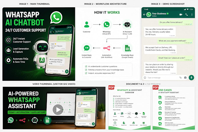 build a whatsapp ai chatbot for customer support automation