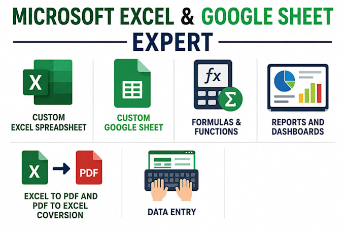 provide expert consulting for excel and google sheets