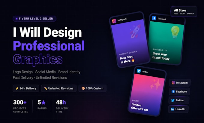 design professional youtube thumbnails, banners, and profile