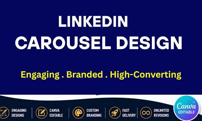 design professional linkedin carousel posts in canva