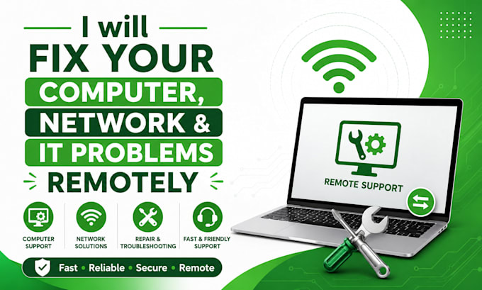 fix your computer, network, and IT problems remotely